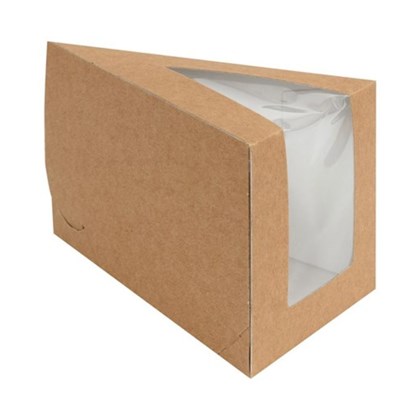 Large Kraft Cake Slice | Select Catering Solutions Ltd Large Kraft Cake Slice