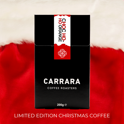 Carrara Coffee Choc-ho-ho Beans 8x200g Carrara Coffee Choc-ho-ho Beans 8x200g