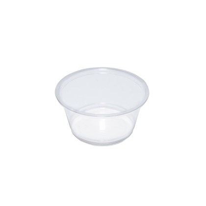 2oz Clear Plastic Souffle Pot | Select Catering Solutions Ltd 2oz Clear Plastic Souffle Pot