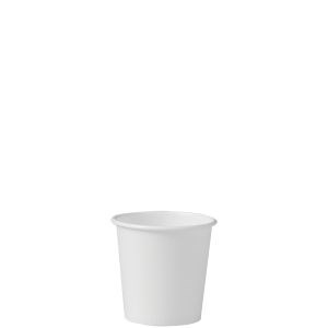 4oz White Single Wall Cups