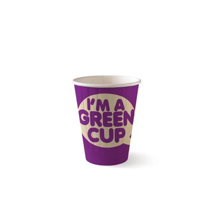8oz Double Wall Aqueous Lined "I'm a Green Cup" | Select Catering Solutions Ltd 8oz Double Wall Aqueous Lined "I'm a Green Cup"