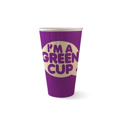 16oz Double Wall Aqueous Lined "I'm a Green Cup"