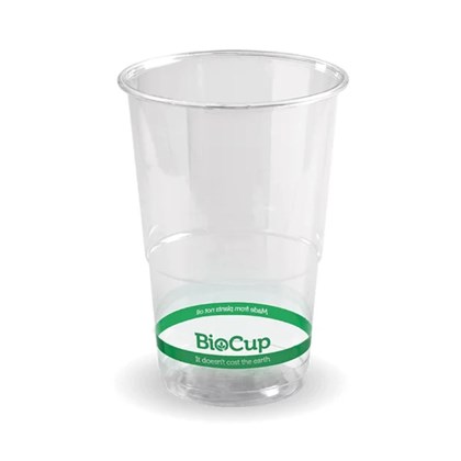 9oz/280ml - 76mm Dia Cup Cold PLA Printed BioCup | Cold Cups 9oz/280ml Cup Cold PLA Printed BioCup