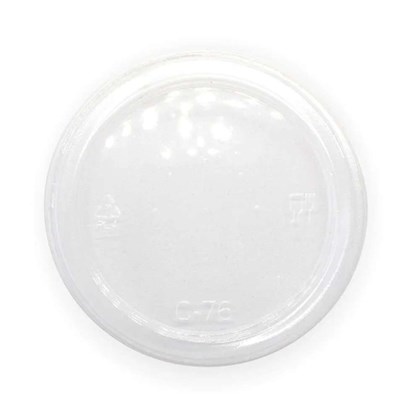 PLA Flat Lid No Hole Fits 76mm Dia PLA Cups PLA Flat Lid No Hole For PLA Cups