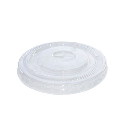 16-20oz rPET Flat Straw Slot Lid (98mm dia) | Select Catering Solutions Ltd 16-20oz rPET Flat Straw Slot Lid