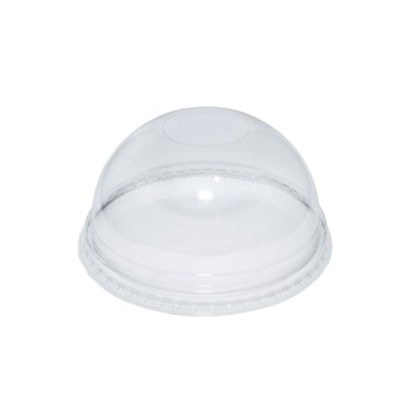 9-14oz rPET Dome Lid no Hole (93mm dia) | Select Catering Solutions Ltd 9-14oz rPET Dome Lid no Hole: