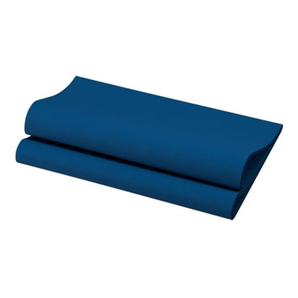 40cm Dunisoft 4 Fold Navy Blue Napkins 40cm Dunisoft 4 Fold Navy Blue Napkins
