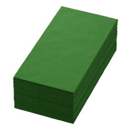 40cm Dunisoft 8 Fold Forest Green Napkins
