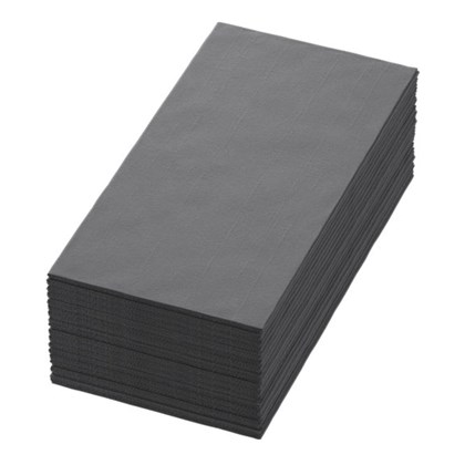 40cm Dunisoft 8 Fold Grey Napkins 40cm Dunisoft 8 Fold Grey Napkins