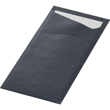 Duni Sacchetto - Black Pocket & White Napkins | Select Catering Solutions Ltd Duni Sacchetto - Black Pocket & White Napkins | Select Catering Solutions Ltd