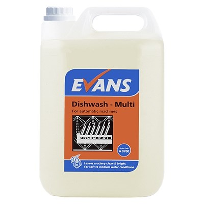 Evans Dishwash Multi 2x5L