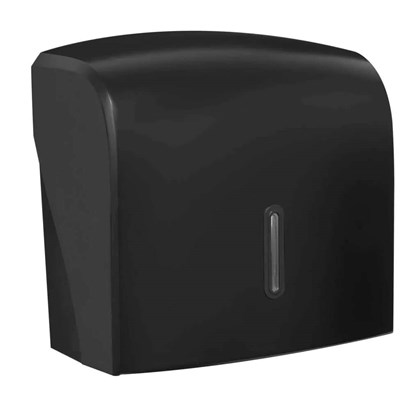Small Hand towel Dispenser with Graphite Close-Up Small Hand towel Dispenser with Graphite Close-Up