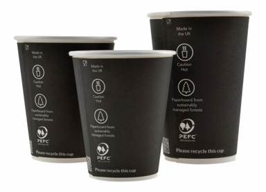 8oz Duo Smooth Black Cup 8oz Duo Smooth Black Cup