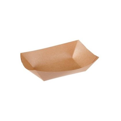 8x6" 3lb Kraft Ecocraft Food Tray | Select Catering Solutions Ltd 8x6" 3lb Kraft Ecocraft Food Tray