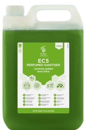 EC5 Perfumed Sanitiser 2x5ltr | Select Catering Solutions Ltd EC5 Perfumed Sanitiser 2x5ltr | Select Catering Solutions Ltd