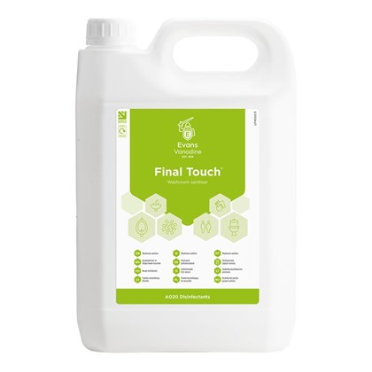 Final Touch Washroom Sanitiser 2x5L | Select Catering Solutions Ltd Final Touch Washroom Sanitiser 2x5L