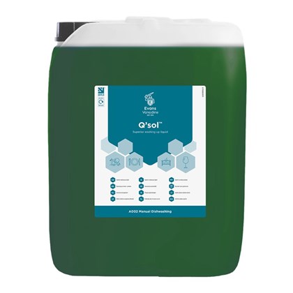 Q'Sol Superior Washing Up Liquid 20L | Chemicals Q'Sol Superior Washing Up Liquid 20L