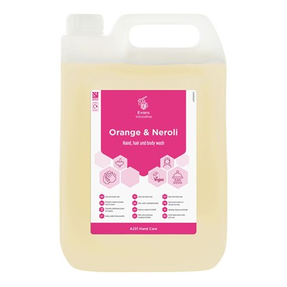 Orange & Neroli Hand, Hair & Body Wash 2x5L Hand, Hair & Body Wash Orange & Neroli 5L