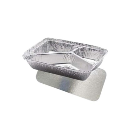 3 Compartment Foil Container 227x177x39mm 3 Compartment Foil Container 227x177x39mm