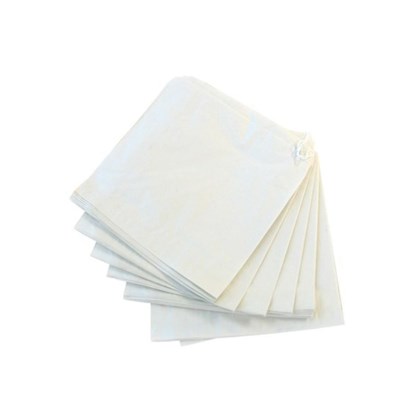 5" x 5" White Sulphate Paper Bags | Select Catering Solutions Ltd 5" x 5" White Sulphate Paper Bags