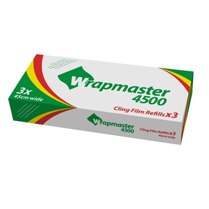 Wrapmaster 4500 Clingfilm 45cmx300m | Food Prep Supplies Wrapmaster 4500 Clingfilm 45cmx300m | Food Prep Supplies