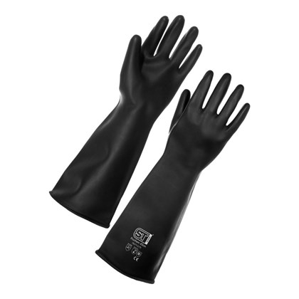 Black Gauntlet Gloves Large | Select Catering Solutions Ltd Black Gauntlet Gloves Large | Select Catering Solutions Ltd