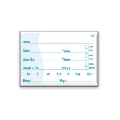 2x3" Large Dissolvable Food Prep Label | Select Catering Solutions Ltd 2x3" Large Dissolvable Food Prep Label