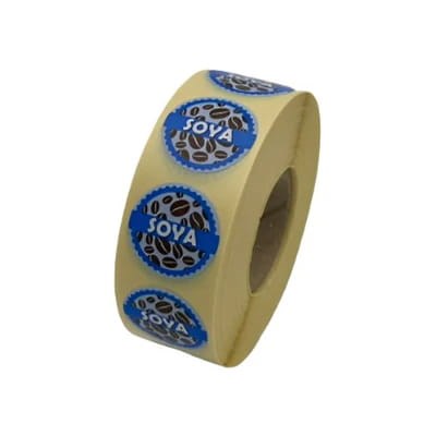 Soya Coffee Shop Labels 20mm - 1000 Labels Per Roll Soya Coffee Shop Labels 20mm - 1000 Labels Per Roll