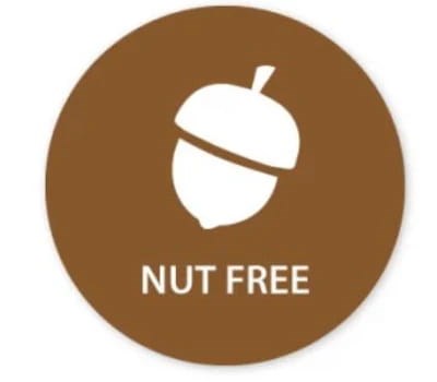Dietary Alert Label Nut Free 25mm - 1000 Labels Per Roll Dietary Alert Label Nut Free 25mm - 1000 Labels Per Roll