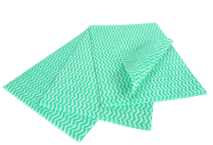Green Envirowipe Folded Compostable Cloths 50x36cm Qty25 Green Envirowipe Folded Compostable Cloths 50x36cm Qty25
