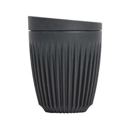 8oz HuskeeCups & Lids - Charcoal 