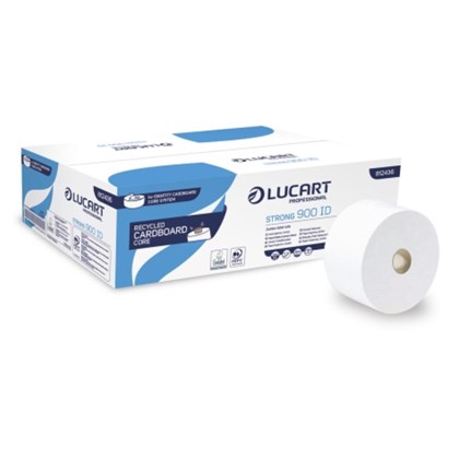 Toilet Paper Jumbo Rolls Strong 900 ID Cardboard Core 2-ply Toilet Paper Jumbo Rolls Strong 900 ID Cardboard Core 2-ply