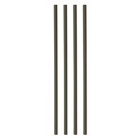 Paper Sip Straw Black 140x6mm Qty 250*