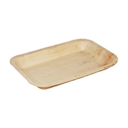 Palm Leaf Rectangle Plate 25x17cm | Select Catering Solutions Ltd Palm Leaf Rectangle Plate 25x17cm