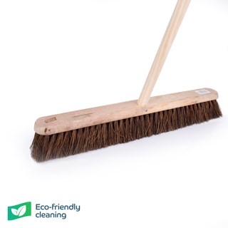 Wooden Broom FSC Platform Stiff 24" & Handle 59" Wooden Broom FSC Platform Stiff 24" & Handle 59"