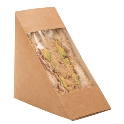 75mm Deep Fill Kraft Sandwich Wedge | Select Catering Solutions Ltd 75mm Deep Fill Kraft Sandwich Wedge | Select Catering Solutions Ltd