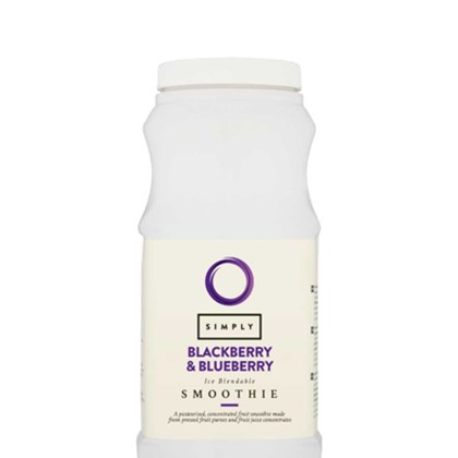 Blackberry & Blueberry Simply Smoothies | Select Catering Solutions Ltd Blackberry & Blueberry Simply Smoothies