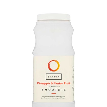 Pineapple & Passion Fruit Simply Smoothies | Select Catering Solutions Ltd Pineapple & Passion Fruit Simply Smoothies