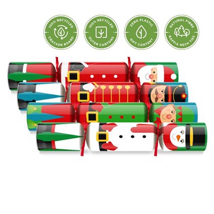8" Cracker Festive Fun Puzzles NO SNAP Qty100