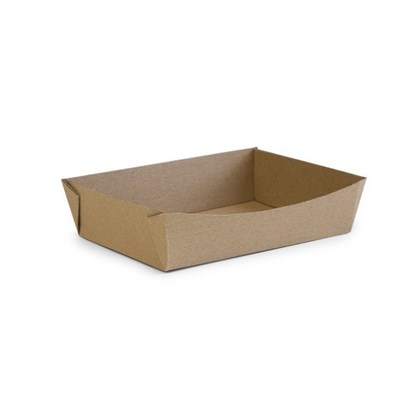 8x6" Corrugated Kraft Food Tray 8x6" Corrugated Kraft Food Tray
