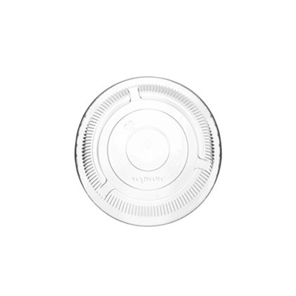 96mm PLA Bella Flat Lid - No Hole | Select Catering Solutions Ltd 96mm PLA Bella Flat Lid - No Hole