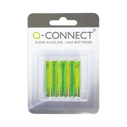 Q-Connect AAA Batteries (Pack of 4) Q-Connect AAA Batteries (Pack of 4)