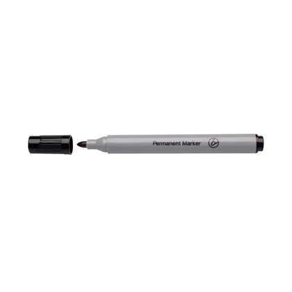 Black Bullet Tip Permanent Marker (Pack of 10)