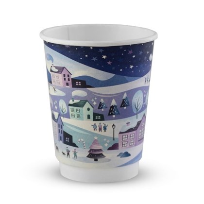 12oz Double Wall Traditional Christmas Cups | Select Catering Solutions Ltd 12oz Double Wall Traditional Christmas Cups