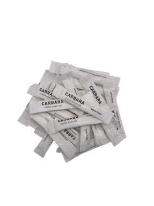 Carrara Coffee Roasters White Sugar Sticks Qty 1000 Carrara Coffee Roasters White Sugar Sticks Qty 1000