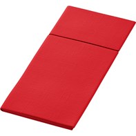 40cm Duniletto Slim Red Prefolded Napkins