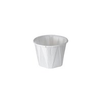 2oz White Paper Souffle Pot