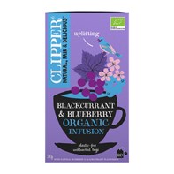 Clipper Organic Blackcurrant and Blueberry Tea Bags 6x20