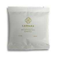 15g Decaff Sachet Carrara Coffee Roasters Decaff Espresso Grind 100x15g
