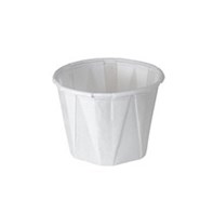 4oz White Paper Souffle Pot